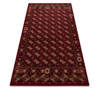 RugsX Wool Carpet Omega Buchara Frame, Circles Ruby 235X350 Cm
