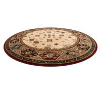 RugsX Wool Carpet Omega Circle Taros Oriental Rudy 2 Terracotta Circle 200 Cm