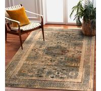 RugsX Wool Carpet Omega Mamluk Rosette Vintage Cream 135X200 Cm