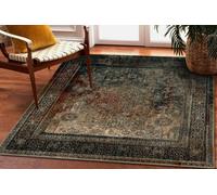 RugsX Wool Carpet Omega Mamluk Square - Rosette Vintage Emerald 170X170 Cm