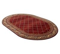 RugsX Wool Carpet Omega Oval Kastor Trellis Red 2 200X300 Cm