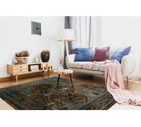 RugsX Wool Carpet Polonia Alhambra Ornament, Frame Cognac 170X235 Cm