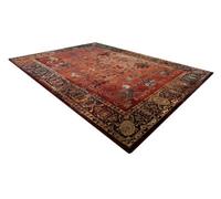 RugsX Wool Carpet Polonia Bodrum Ornament, Frame Ruby 200X300 Cm