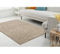 RugsX Wool Carpet Tahar 99005C Beige - Hand-Woven Loop, Uniform 120X180 Cm