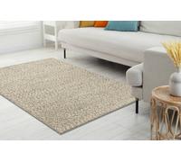 RugsX Wool Carpet Tahar 99005G Grey / Beige - Hand-Woven Loop, Uniform 160X240 Cm