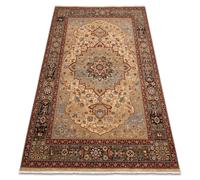 RugsX Wool Keshan Rug in Beige | Size: 120 cm x 145 cm RUGSX Beige 120 cm x 145 cm