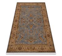 RugsX Wool Keshan Rug in Beige | Size: 120 cm x 145 cm RUGSX Beige 120 cm x 145 cm