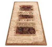 RugsX Wool Omega Rug in Beige | Size: 66 cm x 100 cm RUGSX Beige 66 cm x 100 cm
