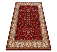 RugsX Wool Omega Rug in Red | Size: 100 cm x 150 cm RUGSX Red 100 cm x 150 cm