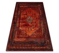 RugsX Wool Omega Rug in Red | Size: 66 cm x 100 cm RUGSX Red 66 cm x 100 cm