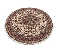 RugsX Wool Polonia Rug in Beige | Size: 135 cm diameter RUGSX Beige 135 cm diameter