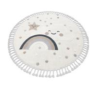 RugsX Yoyo Rug in White | Size: 120 cm diameter RUGSX White 120 cm diameter