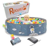 RUGUIES-Ball Pit for Baby- Baby Ball Pit- Kids' Ball Pits- Portable and Folding Ball Pool- Big Toddler Ball Pit- For indoor and Outdoor- (Balls not included). (SPACE, 47.2x11.8")
