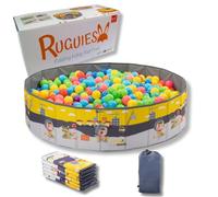 RUGUIES-Ball Pit for Baby- Ball Pits for children under 3 years old- Portable and Folding Ball Pool- Big Toddler Ball Pit- For indoor and Outdoor- Waterproof 31x10"/80x26cm (Balls not included).