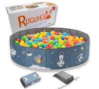 RUGUIES-Ball Pit for Baby- Ball Pits for children under 3 years old- Portable and Folding Ball Pool- Big Toddler Ball Pit- For indoor and Outdoor- Waterproof 31x10"/80x26cm (Balls not included).
