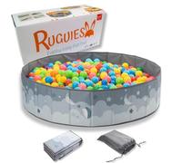 RUGUIES-Ball Pit for Baby- Ball Pits for children under 3 years old- Portable and Folding Ball Pool- Big Toddler Ball Pit- For indoor and Outdoor- Waterproof 31x10"/80x26cm (Balls not included).