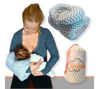 RUGUIES - Nursing Pillow - Mini cylindrical arm cushion plus ergonomic pillow to accommodate and lift the baby's head to 45º - anti-reflux, prevents plagiocephaly - Carry bag included.
