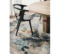 RugVista Arty Mind, Rug, Modern carpets, 6′7″ x 9′10″ ft (200x300 cm), Rectangular, Low, Living Room, Dining Bedroom, Dry Clean Only, oeko_tex_100, Beige/Dark Grey