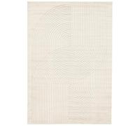 RugVista Crizia Off-White Machine-Knotted Rug 200×300 cm, Stain-Resistant Synthetic Fibres, 1 Rug, Ideal for Living/Dining Room - Approx. 6'7"×9'10", 9.9 kg