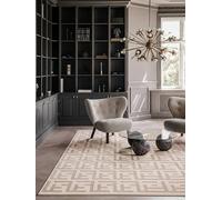 RugVista Dakari, Rug, Modern carpets, 3′3″ x 5′3″ ft (100x160 cm), Rectangular, Medium Pile, Dry Clean Only, oeko_tex_100, Beige