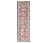 RugVista Galore Oriental, Rug, Modern carpets, 2′7″ x 8′2″ ft (80x250 cm), Rectangular, Low, Living Room, Bedroom, Hallway, Machine Wash, oeko_tex_100, Terracotta/Beige