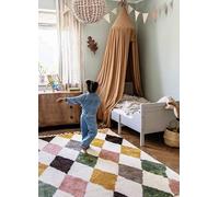 RugVista Jester Children's room Rug, Shaggy/Handloom, 100x160 cm, Rectangle, Kids Carpet, Medium Pile, Dry Clean, living-room,kids-room,bedroom,hallway, No harmful substances, Multicoloured