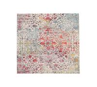 RugVista Kaleidoscope, Rug, Modern carpets, 6′7″ x ft (200x200 cm), Square, Medium Pile, Living Room, Dining Bedroom, Kitchen, Dry Clean Only, oeko_tex_100, Multi
