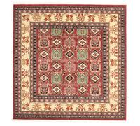 RugVista Kazak Simav Rug, Oriental Ziegler/Kazak, 200x200 cm, Square, Carpet, Medium Pile, Dry Clean, living-room,dining-room,bedroom, Red/Beige