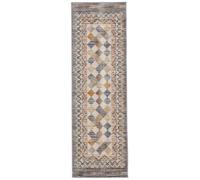 RugVista Kea Modern Runner Rug Yellow and Orange 80 × 250 cm - Soft Polyester, Water- and Stain-Resistant, Non-Slip Backing, Durable, Easy to Clean - 1 Runner Rug Included