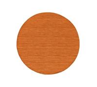 RugVista Kelim loom Kilim modern rug, Ø 150 cm, Round, Carpet, Low Pile, Dry Clean, Living Room, Dining Room, BedroomHallway, Handmade, Orange