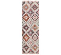 RugVista Kerala, Rug, 2′7″ x 8′2″ ft (80x250 cm), Rectangular, Low, Living Room, Kitchen, Hallway, Hand Wash Only, oeko_tex_100, Red/Multi