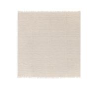 RugVista Melange, Rug, Kilim Modern, 6′7″ x ft (200 200 cm), Square, Low, Living Room, Dining Bedroom, Dry Clean Only, Care & Fair Certified, Beige