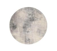 RugVista Mila Rug, Modern, Ø 200 cm, Round, Carpet, Medium Pile, Dry Clean, living-room,dining-room,bedroom,kitchen, Grey