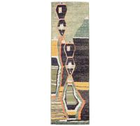 RugVista Nouri Rug, Modern, 80x250 cm, Runner, Carpet, Medium Pile, Dry Clean, living-room,bedroom,kitchen,hallway,christmas, Green