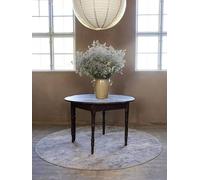 RugVista Ritz Rug, Modern, Ø 200 cm, Round, Carpet, Medium Pile, Dry Clean, living-room,dining-room,bedroom,kitchen, Light Grey