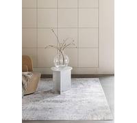 RugVista Ritz, Rug, Modern carpets, 6′7″ x 9′6″ ft (200x290 cm), Rectangular, Medium Pile, Living Room, Dining Bedroom, Kitchen, Dry Clean Only, oeko_tex_100, Light Grey