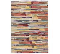 RugVista Sense, Rug, Modern carpets, 5′3″ x 7′7″ ft (160x230 cm), Rectangular, Medium Pile, Living Room, Dining Bedroom, Dry Clean Only, Care & Fair Certified, Multicoloured