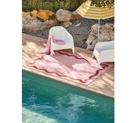 RugVista Svirla In & Outdoor Rug, Modern, 160x230 cm, Rectangle, Outdoor Carpet, Medium Pile, Hand Wash, living room,kitchen,terrace,garden,balcony,patio, Water Resistant, UV Resistant, Pink