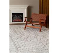 RugVista Venus Rug Beige/Greige - Modern Machine-Knotted Area Rug, Stain-Resistant, Low-Profile (Fits Under Doors), Easy-Care Synthetic Fibres - 6'7" x 9'10" (200 x 300 cm), 1 Rug Included