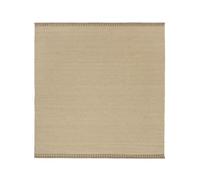 RugVista Visby Kilim modern rug, 250x250 cm, Square, Carpet, Low Pile, Dry Clean, Living Room, Bedroom, Handmade, Beige