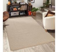 RugzGallerie Washable Area Rugs, Runner Rug with Non Slip Backing, Stain Resistant, Foldable, Boho Machine Washable Carpet Mat for Kitchen, Bathroom, Bedroom or Living Room | Beige - 120x170 cm