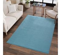 RugzGallerie Washable Area Rugs, Runner Rug with Non Slip Backing, Stain Resistant, Foldable, Boho Machine Washable Carpet Mat for Kitchen, Bathroom, Bedroom or Living Room | Turquoise - 120x170 cm
