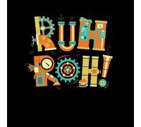 Ruh-Roh! Clockwork Men's T-Shirt - Black - 4XL