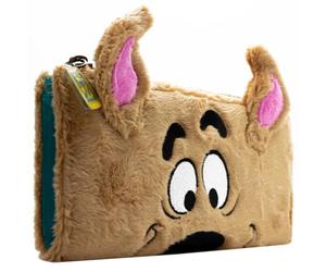 Ruh Roh Scooby Great Dane Doo Mystery Machine Member Purse Clutch Coin Pocket & Card Holder, Brown