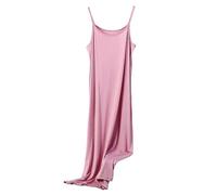 RUHANE Womens Nightgown Sleeveless Long Nightshirt Night Dress Plus Size Sleepshirt Chemise Lounge Dress XL-8XL,light pink,7XL