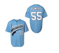 Ruhao 55 Kenny Powers Eastbound and Down Movie Baseball Jersey - Blue - Medium