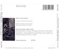 RUHE, MEINE SEELE: LIEDER VON RICHARD STRAUSS NEW CD