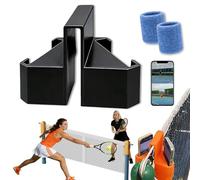 Ruhemeister Pro 2026 New Tennis Camera Mount, Two Perspectives Net Mount Phone Holder for Net & Fence, 3D Printed Courtside Phone Mount, Anti-Shake Design, Capture Every Match Moment Effortlessly(F)