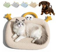 Ruhemeister Pro Breathable 3D Chill Mat for Cats, 4.0x Ice Silk Cooling Mat for Dogs, Cat Cold Mats, Comfortable Neck Support, Stays Cool on Its Own Without Feeling Icy Against the Skin(C,M)