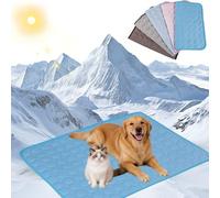 Ruhemeister Pro Cooling Mat Dog, 2026 New Cooling Mat For Summer, Washable Coolings Mat For Dogs, Self-Cooling Dog Mat, Quick Cool, Stress Reduction, Protect Your Dogs From The Summer Heat(C,XS)